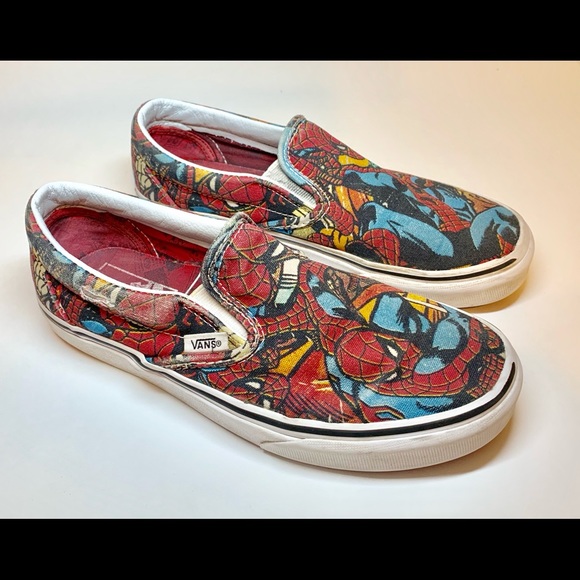 spiderman vans mens